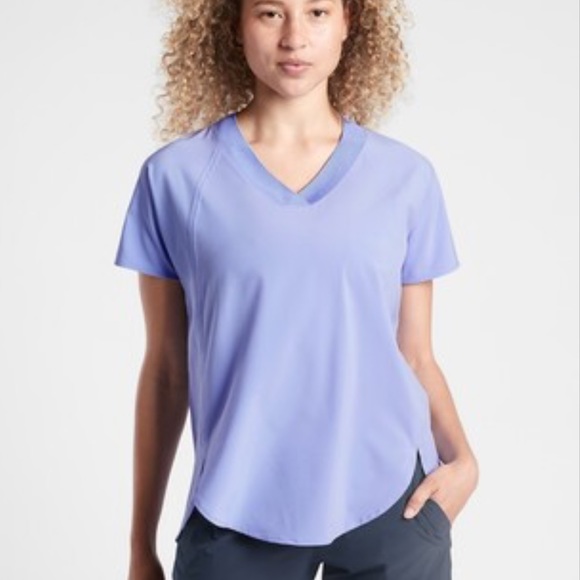 Athleta Tops - NWT Athleta Zephyr V-Neck Tee